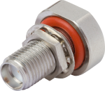 SMA Female Bulkhead Connector for .047 Cable, 2944-6001