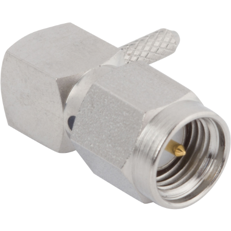 SMA Male Connector, R/A for RG-178 Cable, M39012/56-3125