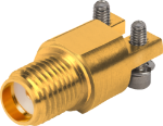 SMA Female PCB Edge Launch Connector, Torque Resistant, 2921-61778